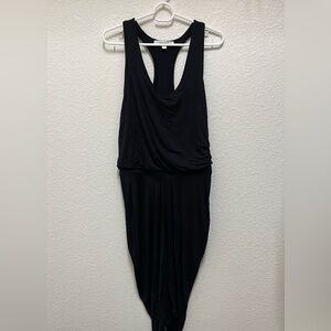 ATHLETA Black Daytrip  Racerback Midi Dress Size M NWOT